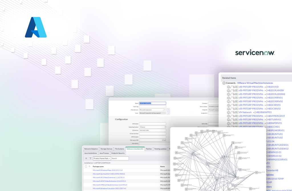 Screenshot of CI Synchronizer and Azure.